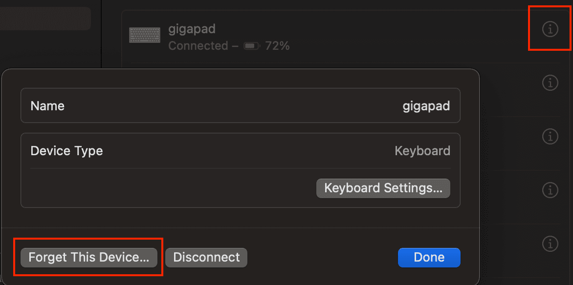 Forget Bluetooth connection