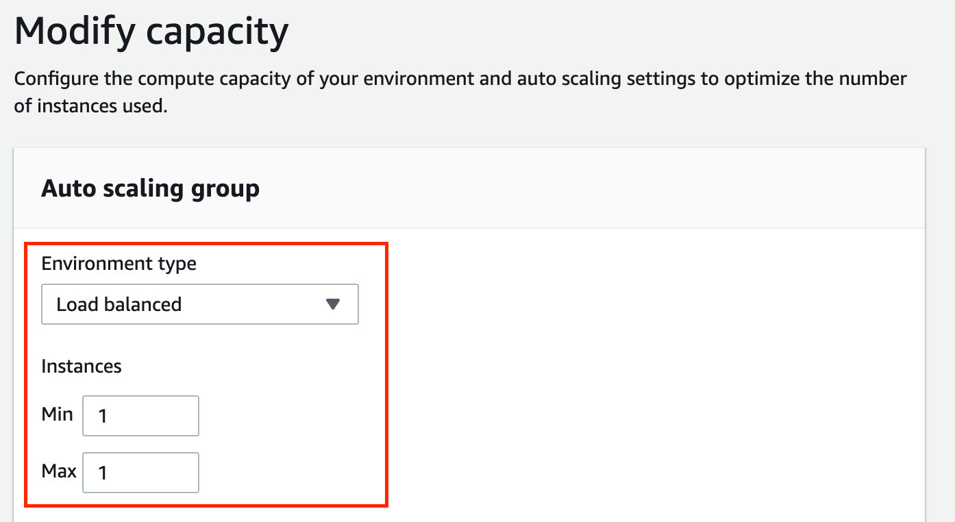 elastic beanstalk auto scaling