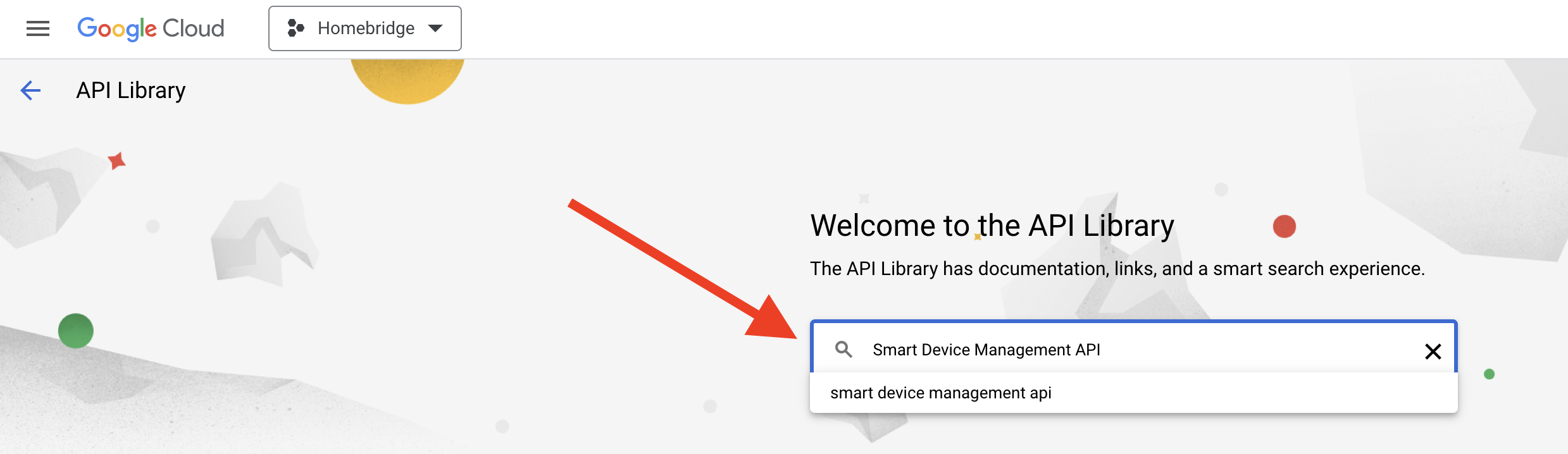 Searching for the Smart Device Management API