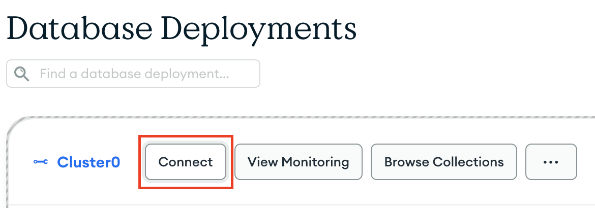 connect to your database 1